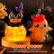 LET'S RESIN Halloween Resin Molds Silicone, Ghost Silicone Molds & Cat Pumpkin Epoxy Resin Molds with Witch Hat,Perfect for Resin Casting,Halloween Party, Thanksgiving Autumn Decor, Gifts(2PCS)